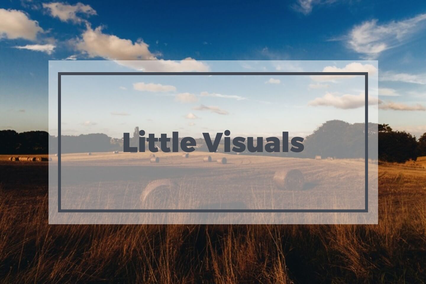 Little Visuals free stock photos